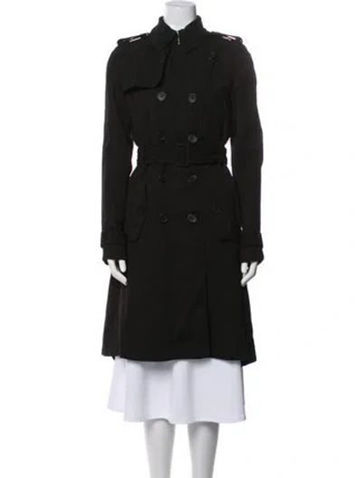 Pre-owned Altuzarra Trench Coat In Black