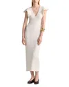 Altuzarra Trey Midi Dress In Natural White