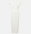 Altuzarra Trey Midi Dress In Weiss