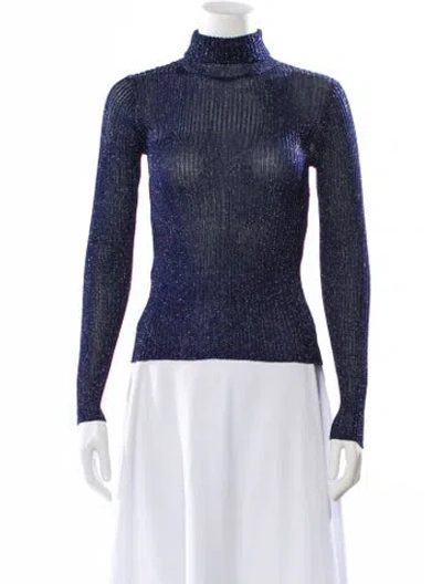 Pre-owned Altuzarra Turtleneck Sweater In Blue