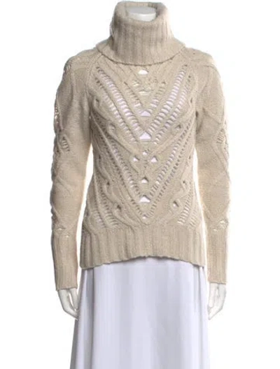 Pre-owned Altuzarra Turtleneck Sweater In Neutral