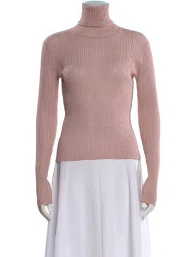 Pre-owned Altuzarra Turtleneck Sweater In Pink