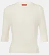 Altuzarra Ty Wool And Alpaca-blend Top In White
