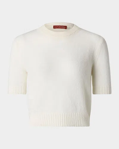 Altuzarra Ty Wool-blend Sweater In White