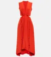 Altuzarra Ayubi Cutout Crepe Midi Dress In Ember