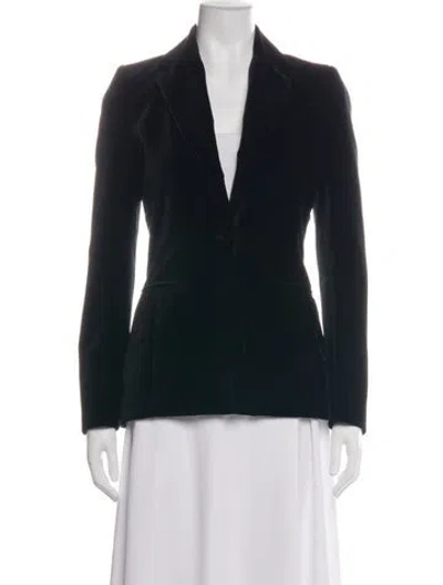 Pre-owned Altuzarra Velvet Blazer In Black