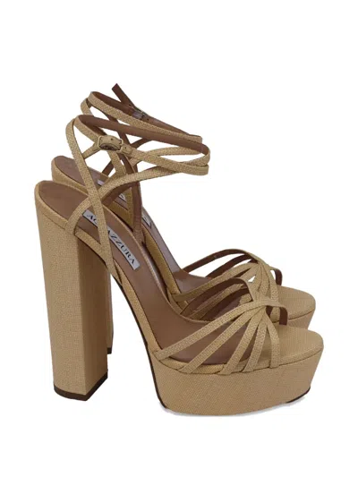 Pre-owned Altuzarra Very Claire Platform Sandals In Yellow