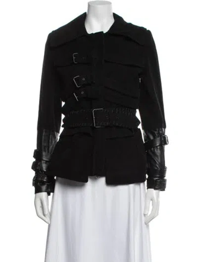 Pre-owned Altuzarra Vintage Moleskin Jacket In Black