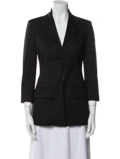 Pre-owned Altuzarra Virgin Wool Blazer In Black