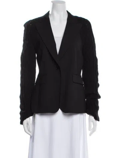 Pre-owned Altuzarra Virgin Wool Blazer In Black