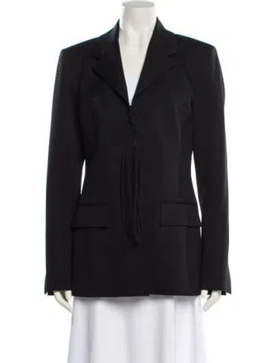 Pre-owned Altuzarra Virgin Wool Blazer In Black