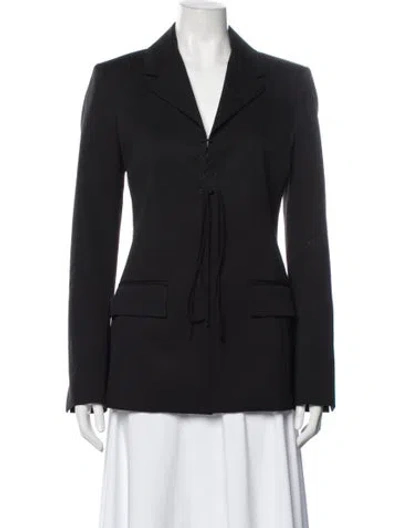 Pre-owned Altuzarra Virgin Wool Blazer In Black