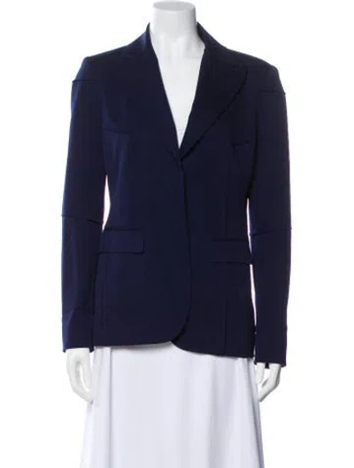 Pre-owned Altuzarra Virgin Wool Blazer In Blue