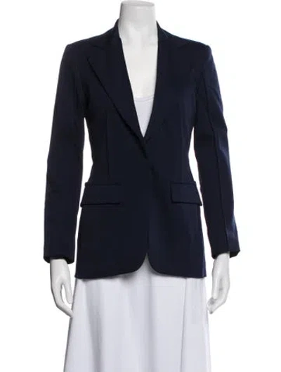 Pre-owned Altuzarra Virgin Wool Blazer In Blue