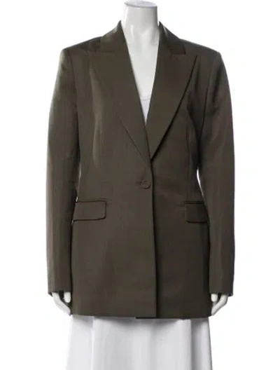 Pre-owned Altuzarra Virgin Wool Blazer In Green