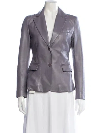 Pre-owned Altuzarra Virgin Wool Blazer In Purple