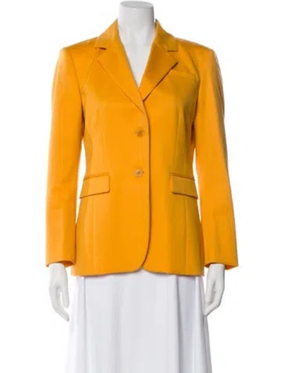 Pre-owned Altuzarra Virgin Wool Blazer In Yellow