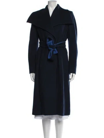 Pre-owned Altuzarra Virgin Wool Coat In Blue
