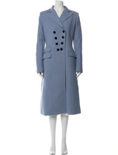 Pre-owned Altuzarra Virgin Wool Coat In Blue