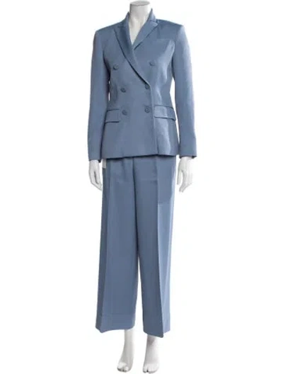 Pre-owned Altuzarra Virgin Wool Pantsuit In Blue