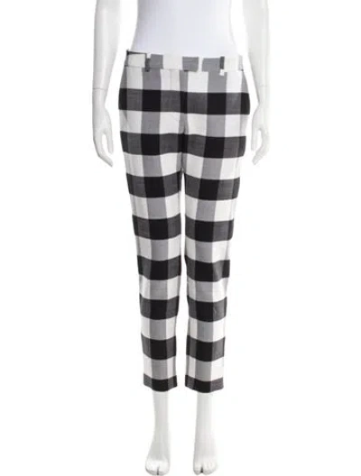 Pre-owned Altuzarra Virgin Wool Straight Leg Pants In Black