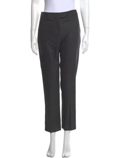 Pre-owned Altuzarra Virgin Wool Straight Leg Pants In Gray
