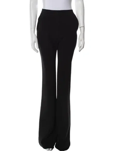 Pre-owned Altuzarra Virgin Wool Wide Leg Pants In Black
