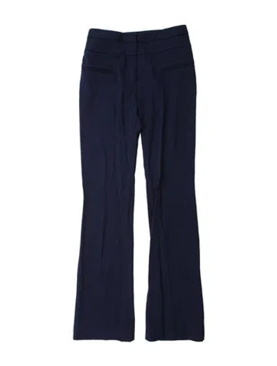 Pre-owned Altuzarra Virgin Wool Wide Leg Pants In Blue