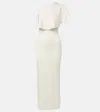 Altuzarra Vivi Ruffled One-shoulder Gown In Neutral