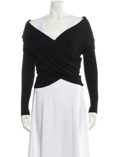 Pre-owned Altuzarra V-neck Sweater In Black