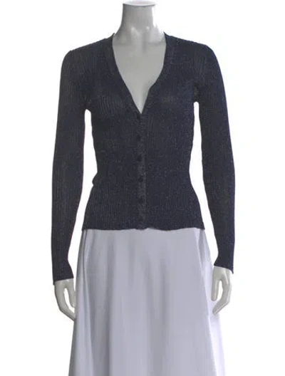 Pre-owned Altuzarra V-neck Sweater In Gray
