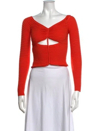 Pre-owned Altuzarra V-neck Sweater In Orange