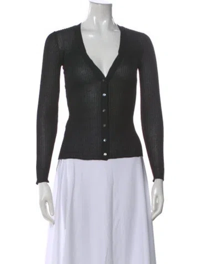 Pre-owned Altuzarra V-neck Sweater W/ Tags In Black