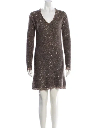 Pre-owned Altuzarra V-neck Sweater W/ Tags In Gray