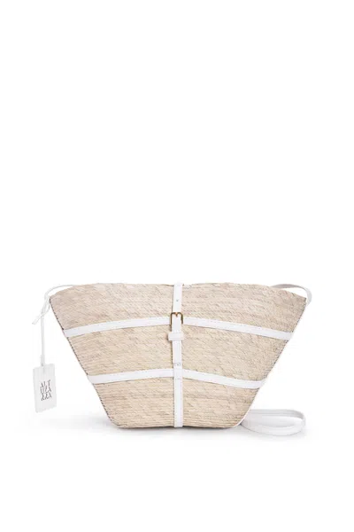 Altuzarra Watermill Crossbody Bag In Natural/white