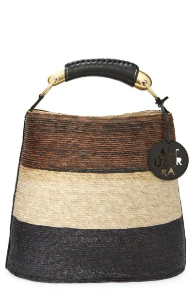 Altuzarra Watermill Top Handle Straw Bucket Tote