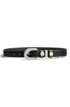 Altuzarra Western Boho Leather Belt In Black