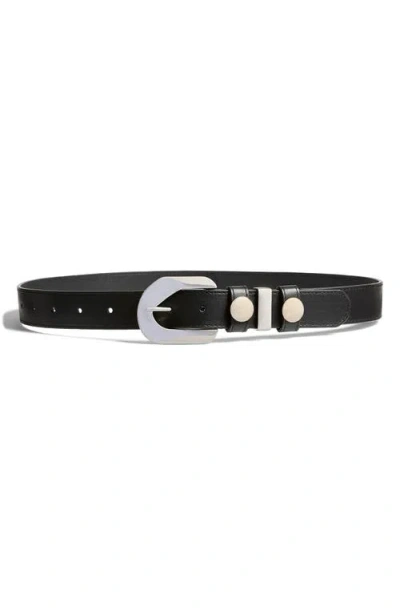Altuzarra Western Boho Leather Belt In Black