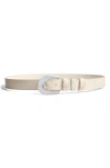 Altuzarra Western Boho Leather Belt In Neutral