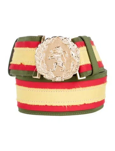 Pre-owned Altuzarra Wide Leather Belt In Multi