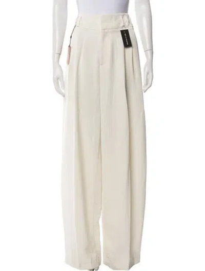 Pre-owned Altuzarra Wide Leg Pants In Neutral