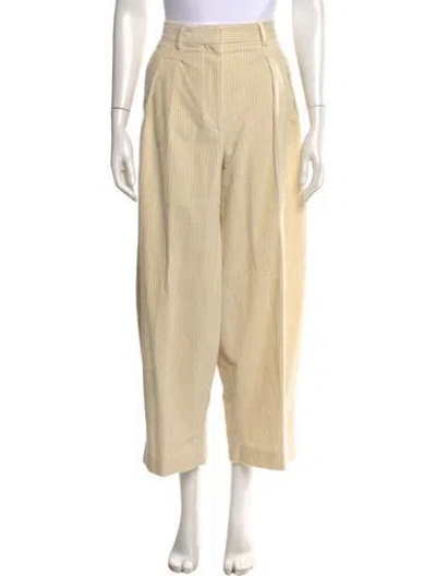 Pre-owned Altuzarra Wide Leg Pants In Neutral