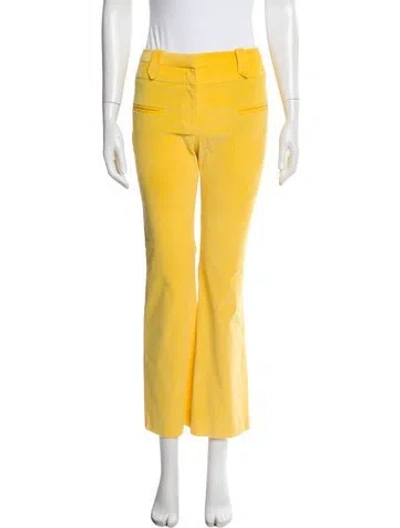 Pre-owned Altuzarra Wide Leg Pants In Yellow