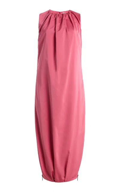 Altuzarra Willa Satin Maxi Dress In Pink