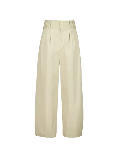 Altuzarra Wilson Pleated Trousers In Neutral