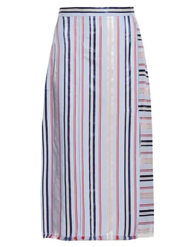 Altuzarra Woman Midi Skirt Sky Blue Size 2 Lyocell, Viscose