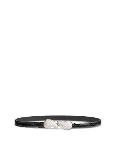 Altuzarra Women's Bean Skinny Belt In Black