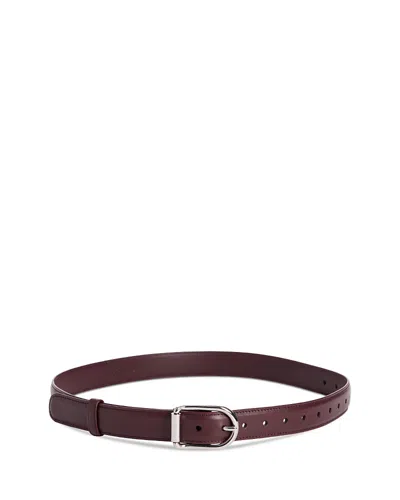 Altuzarra Women's Classic Buckle Leather Belt In Purple