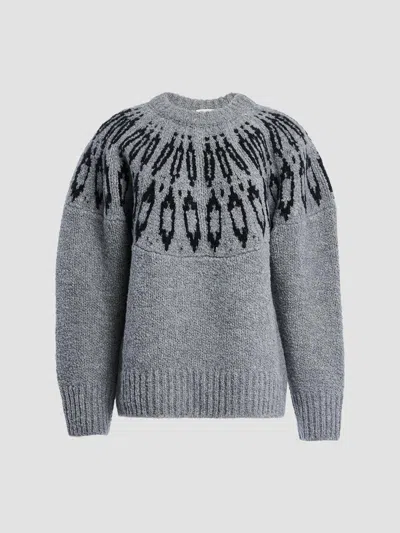 Altuzarra Women's Coleman Wool Sweater In Jet Melange