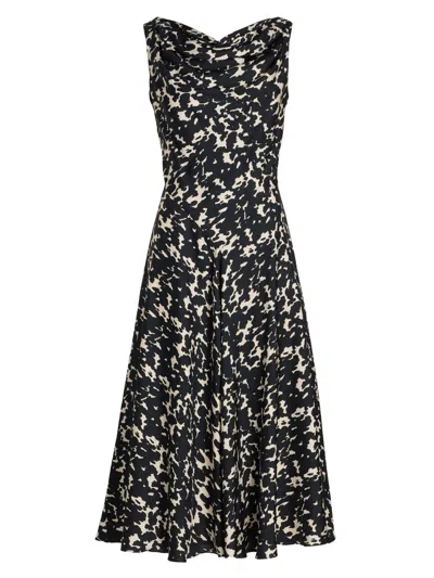 Altuzarra Women's Drina Print Cocktail Dress In Black